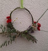 Kranz aus Naturmaterialien  