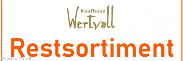 Headerbild Kaufhaus Wertvoll Restsortiment