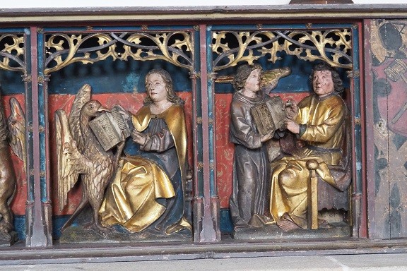 Schuster-  bzw. Crispinus-Altar Predella rechts