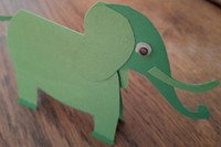 Elefant selber basteln
