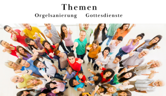 Ein Blick von oben auf eine bunt gemischte Gruppe
